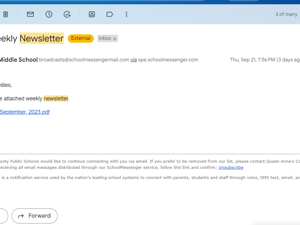 MMS Weekly Electronic Newsletter